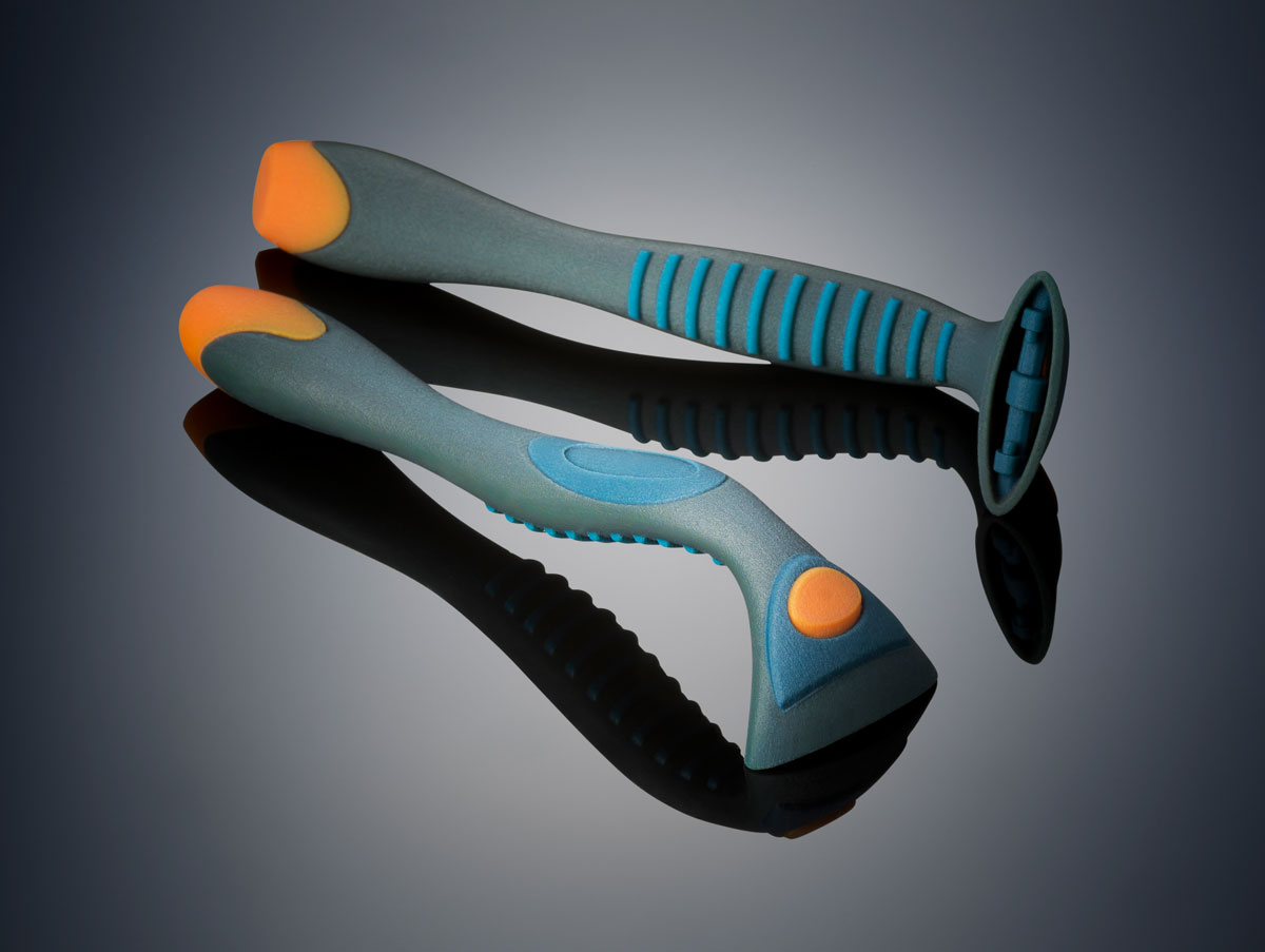 color cmy razor handles