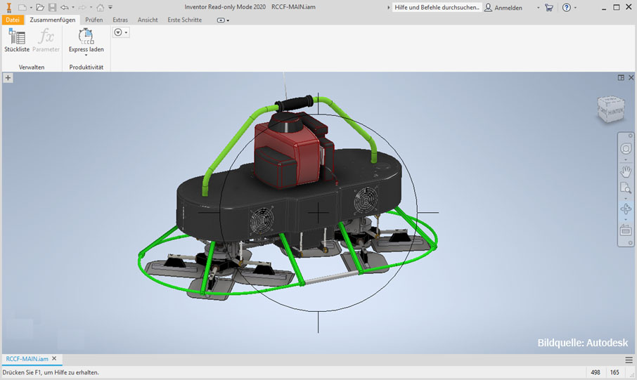 inventor 2020 read only mode