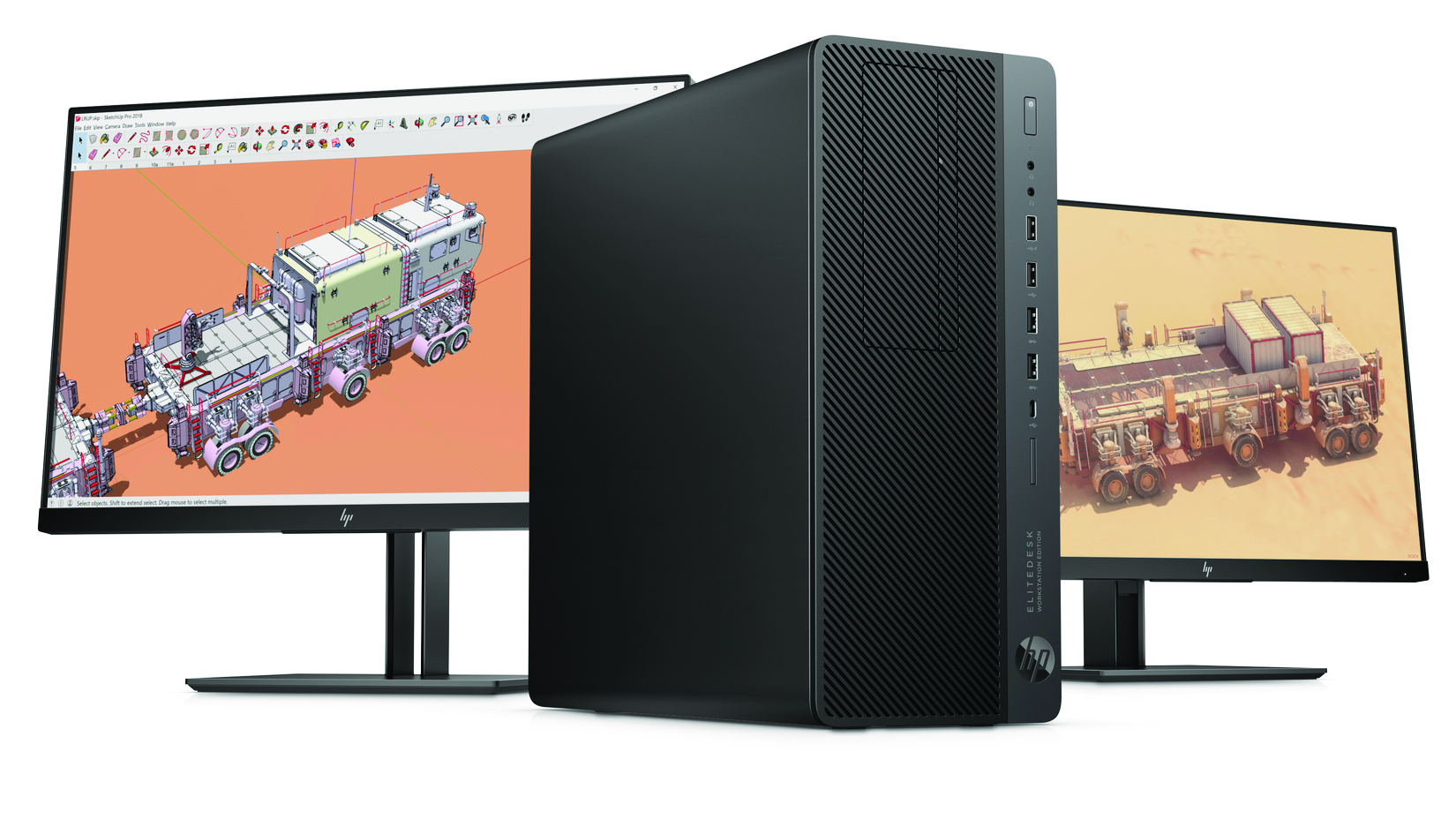 HP EliteDesk Wireless Combo 02 CAD